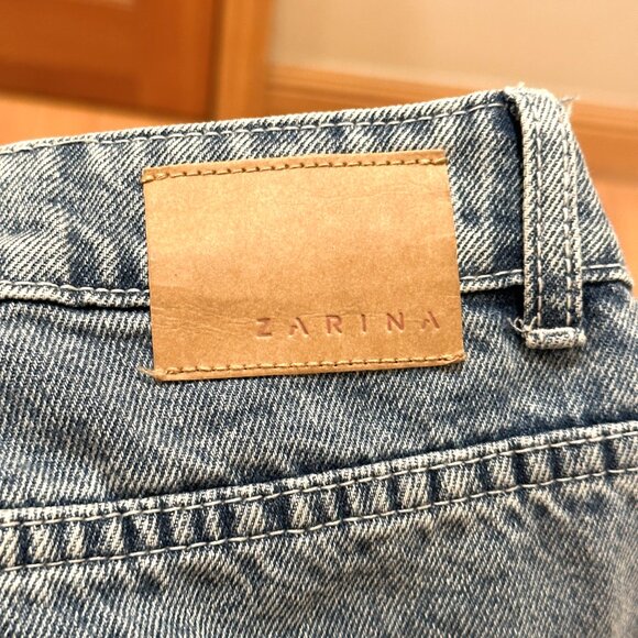 Mid Rise, Straight Jeans Women, Denim Wide Pants - Picture 3 of 4